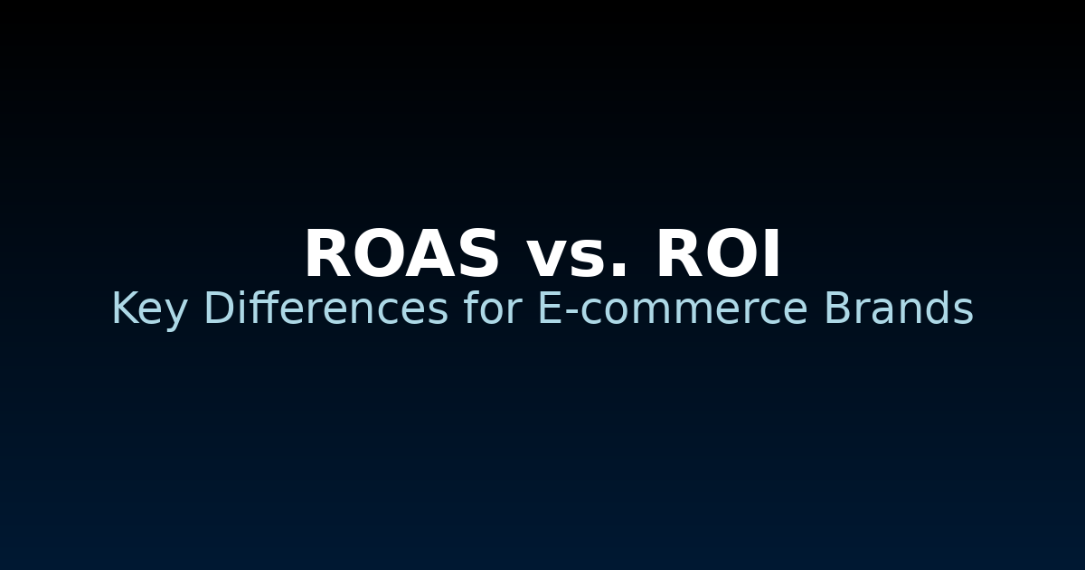 ROAS vs. ROI Featured Image