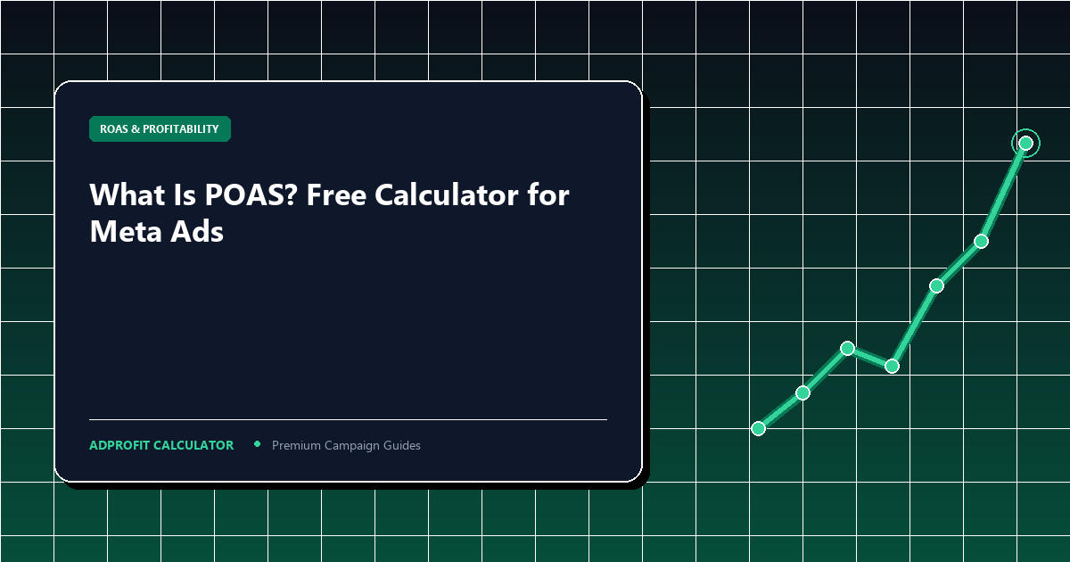 What Is POAS? (And why it's better than ROAS for Meta Ads)